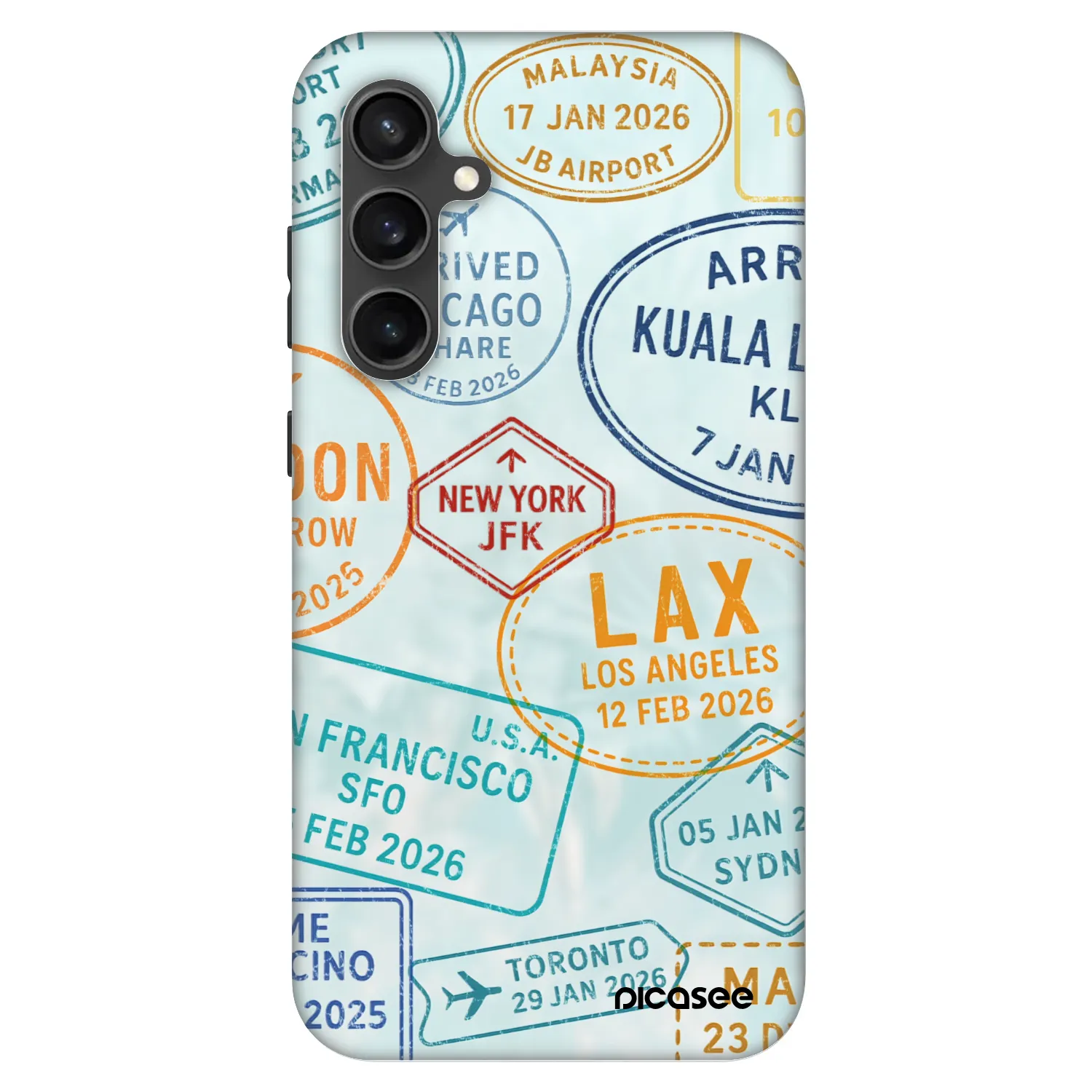 Picasee Fashion Case za Samsung Galaxy S23 FE S711B - PASSPORT EDITION