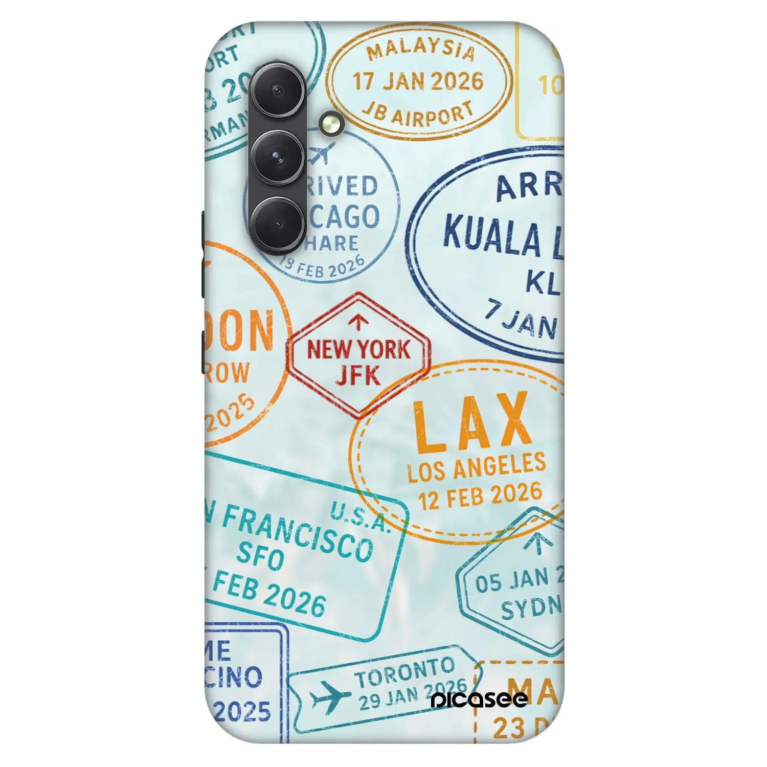 Picasee Fashion Case za Samsung Galaxy A54 5G A546B - PASSPORT EDITION