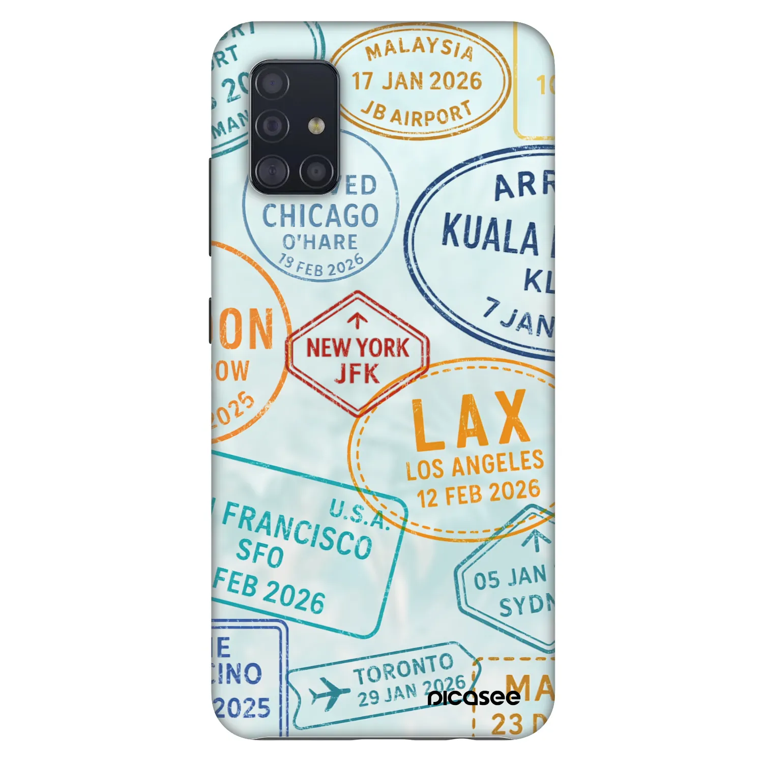 Picasee Fashion Case za Samsung Galaxy A51 A515F - PASSPORT EDITION