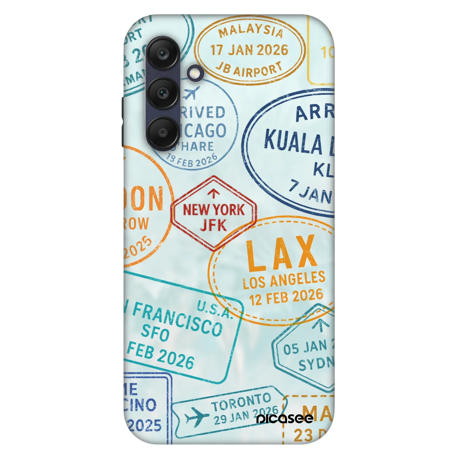 Picasee Fashion Case za Samsung Galaxy A25 A256B 5G - PASSPORT EDITION
