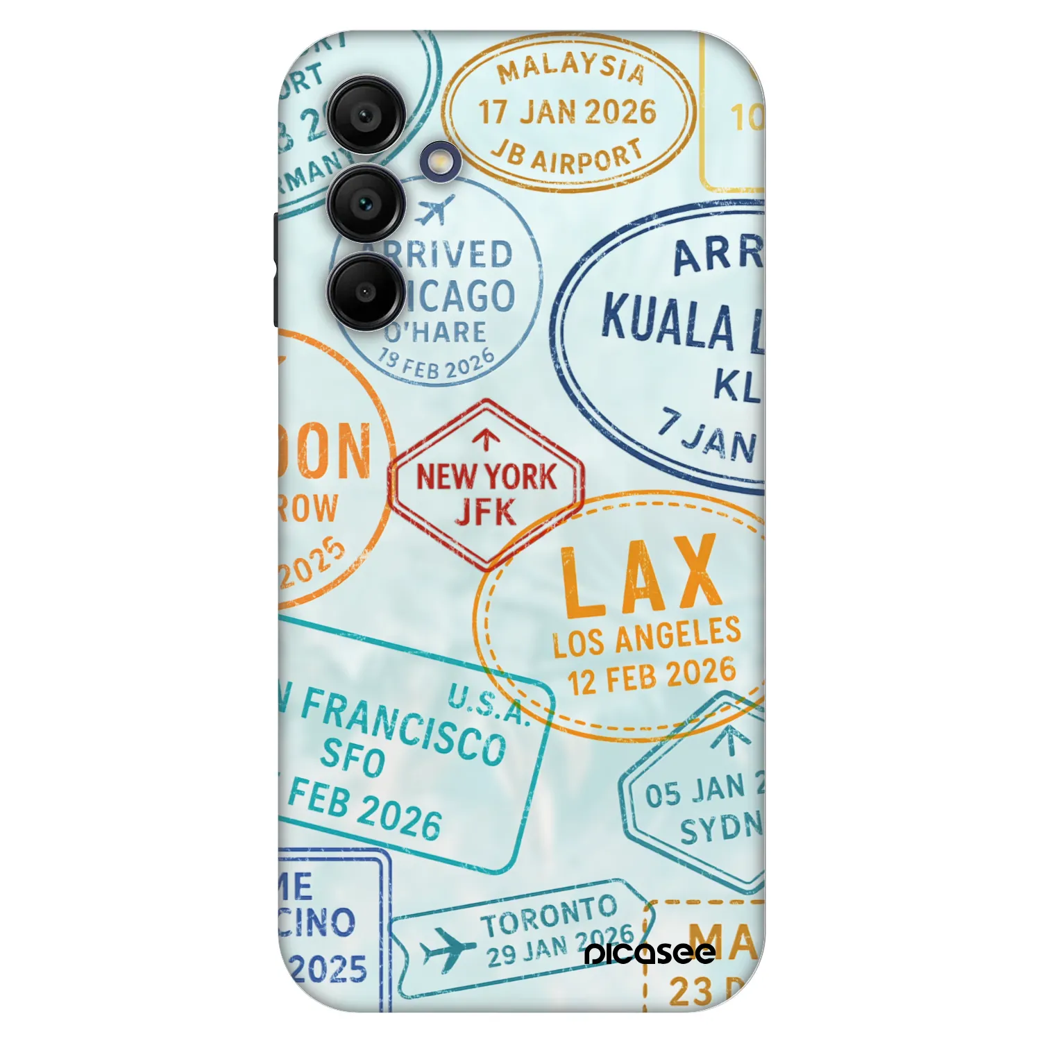 Picasee Fashion Case za Samsung Galaxy A15 A156B 5G - PASSPORT EDITION