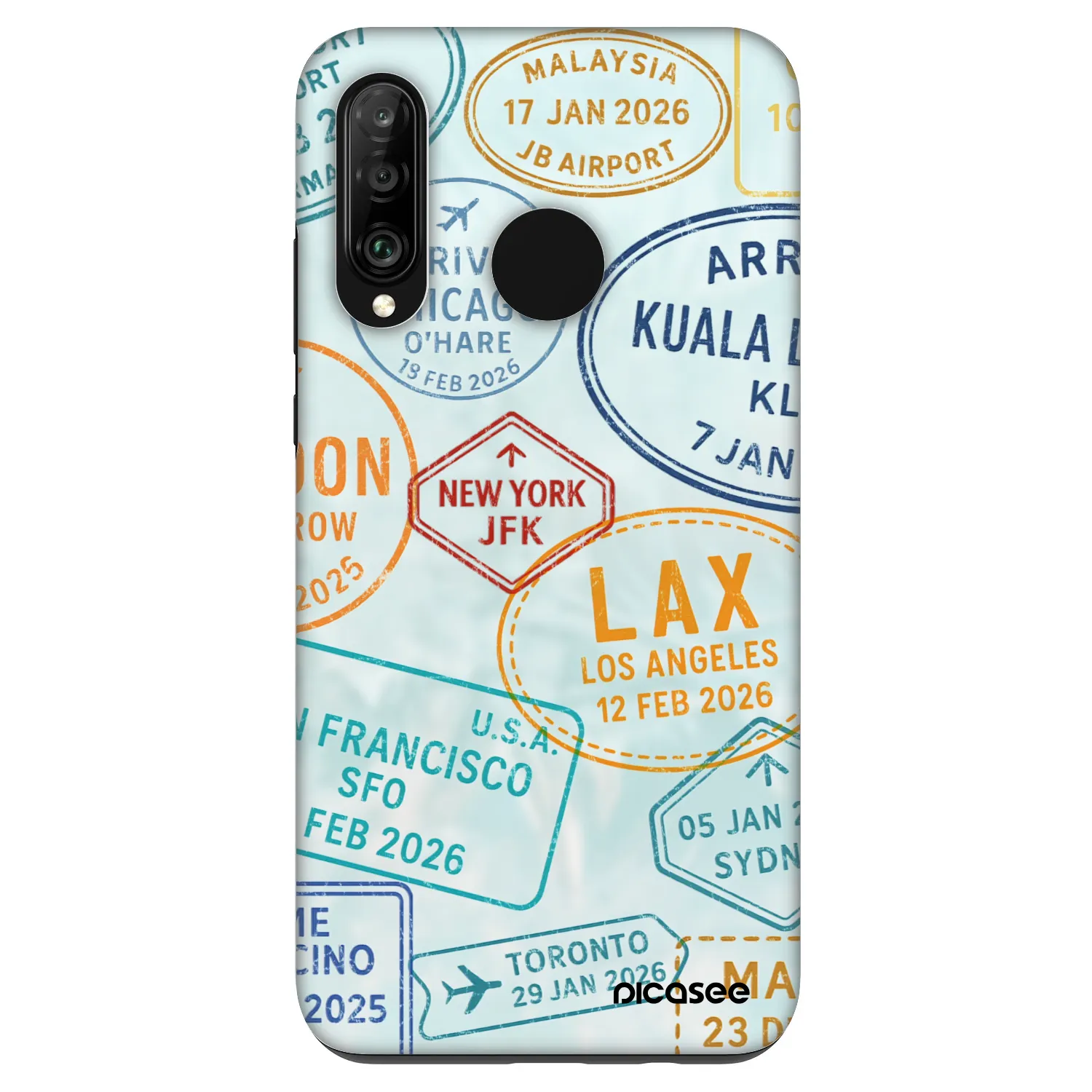 Picasee Fashion Case za Huawei P30 Lite - PASSPORT EDITION