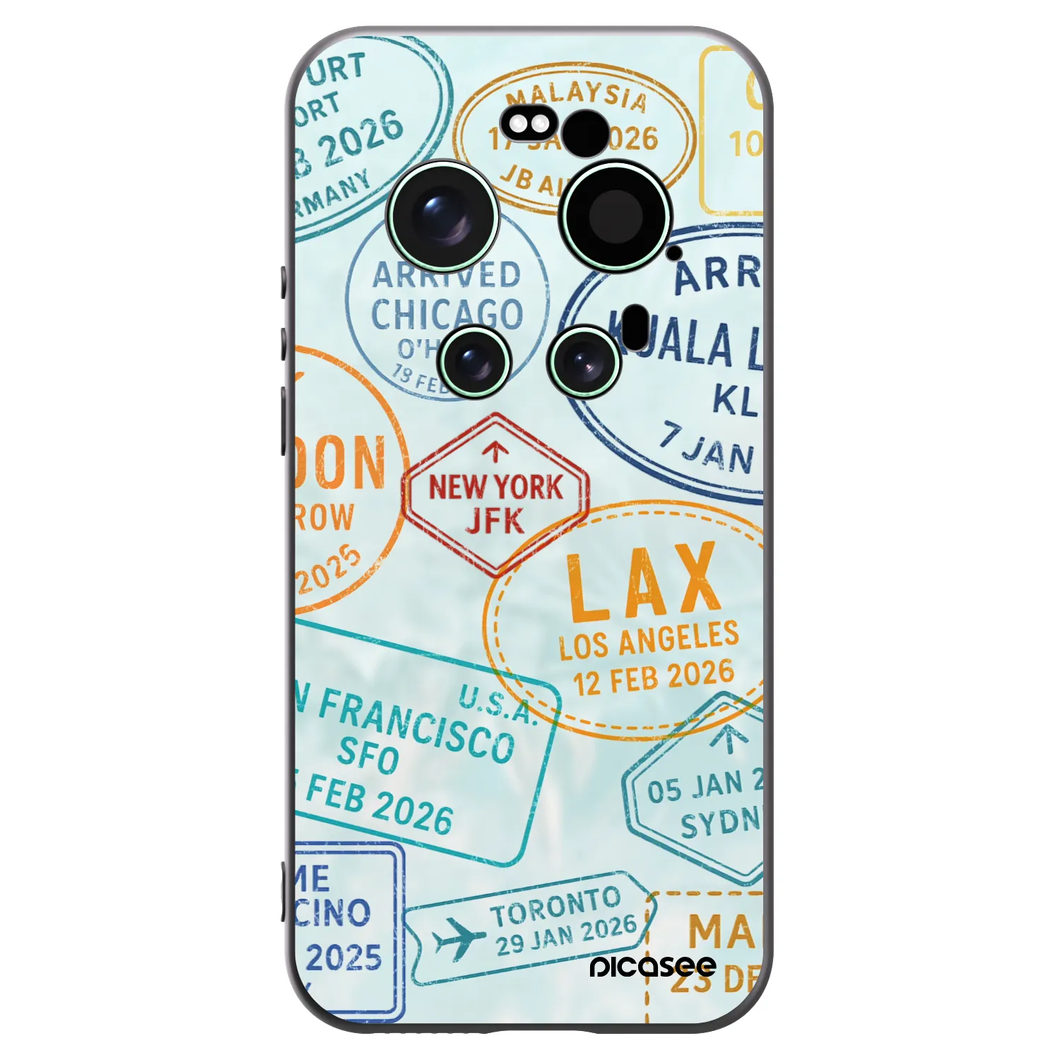 Picasee silikonski črni ovitek za Xiaomi 17 Ultra - PASSPORT EDITION