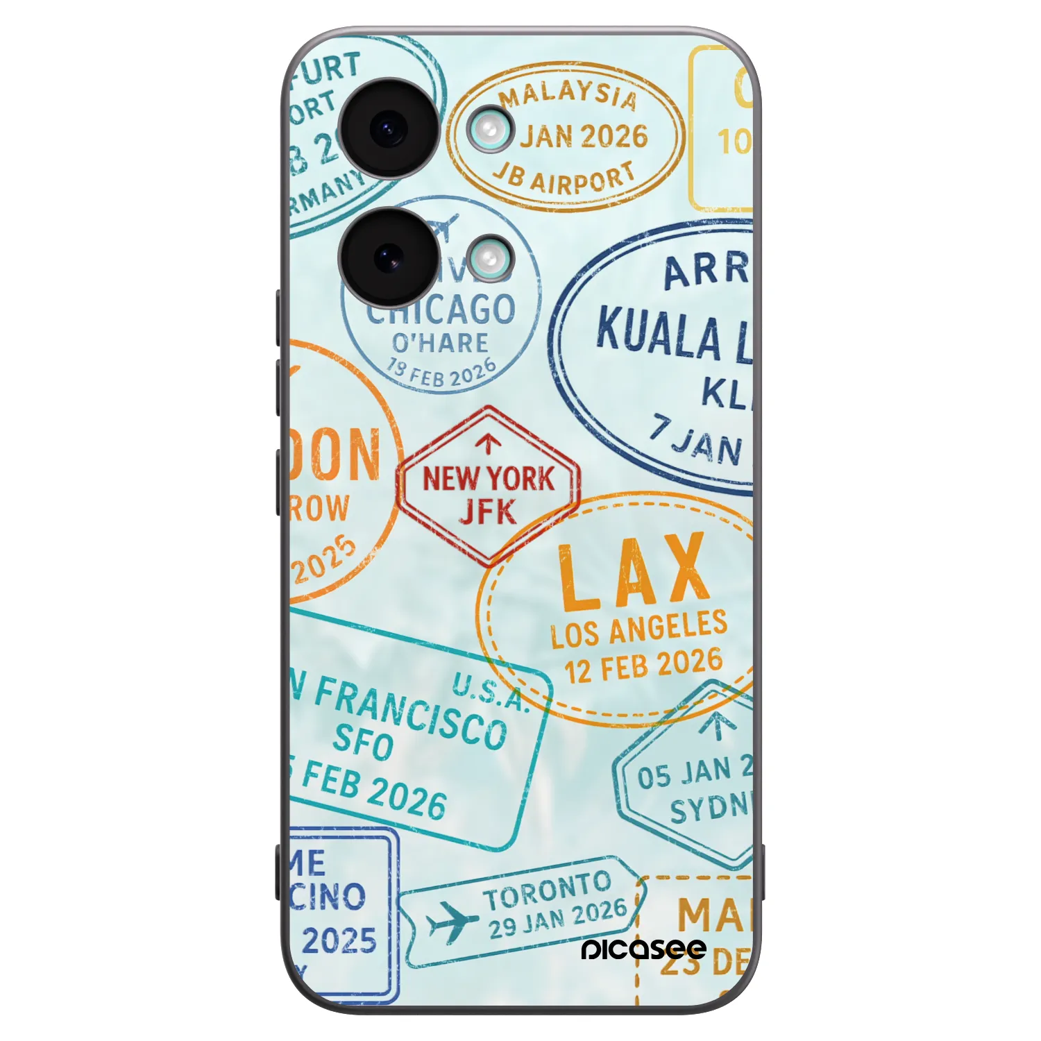Picasee silikonski črni ovitek za Xiaomi Poco X8 Pro Max - PASSPORT EDITION