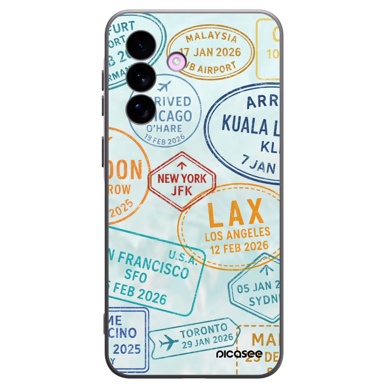 Picasee silikonski črni ovitek za Samsung Galaxy A57 5G - PASSPORT EDITION