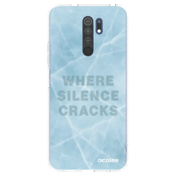 Picasee silikonski prozorni ovitek za Xiaomi Redmi 9 - SILENCE