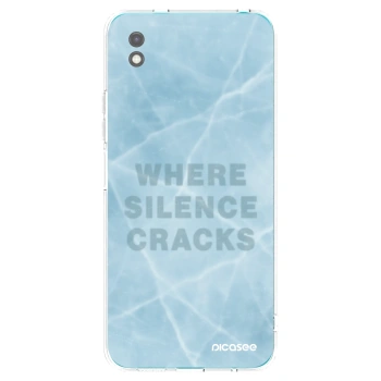 Picasee silikonski črni ovitek za Xiaomi Redmi 9A - SILENCE