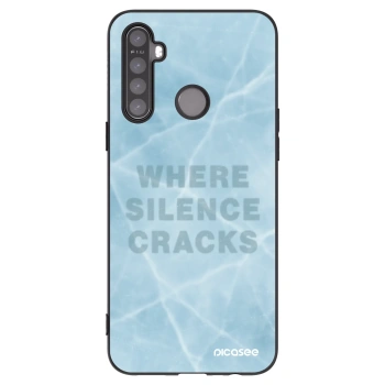 Picasee silikonski črni ovitek za Realme 6i - SILENCE