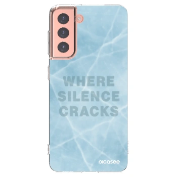 Picasee silikonski prozorni ovitek za Samsung Galaxy S21 5G G991B - SILENCE