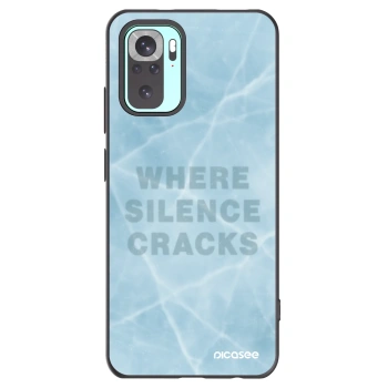 Picasee silikonski črni ovitek za Xiaomi Redmi Note 10 Pro - SILENCE