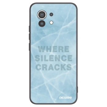 Picasee silikonski črni ovitek za Xiaomi Mi 11 - SILENCE