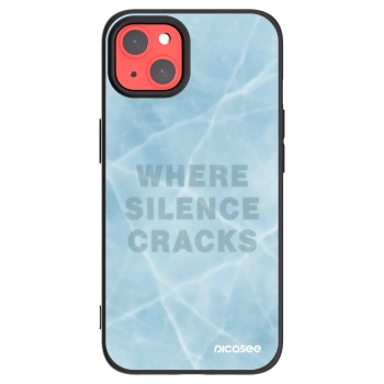 Picasee silikonski črni ovitek za Apple iPhone 13 - SILENCE