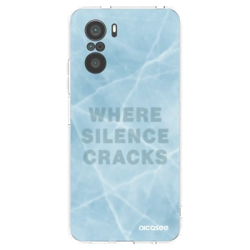 Picasee silikonski prozorni ovitek za Xiaomi Poco F3 - SILENCE