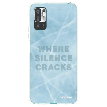 Picasee silikonski prozorni ovitek za Xiaomi Redmi Note 10 5G - SILENCE