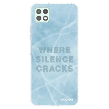 Picasee silikonski prozorni ovitek za Samsung Galaxy A22 A226B 5G - SILENCE