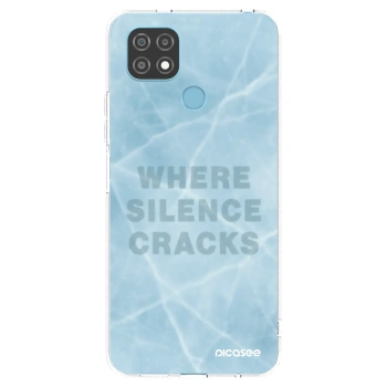 Picasee silikonski prozorni ovitek za Realme C21 - SILENCE