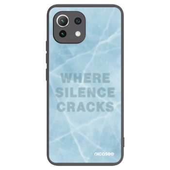 Picasee silikonski črni ovitek za Xiaomi 11 Lite 5G NE - SILENCE
