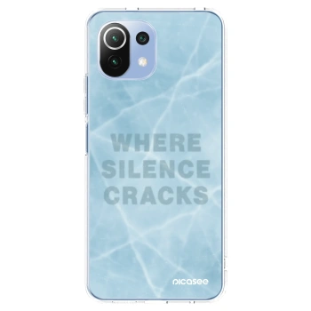 Picasee silikonski prozorni ovitek za Xiaomi 11 Lite 5G NE - SILENCE
