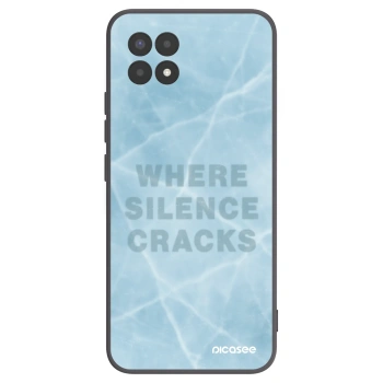 Picasee silikonski črni ovitek za Realme 8i - SILENCE