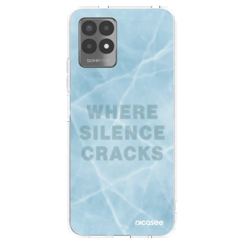 Picasee silikonski prozorni ovitek za Realme 8i - SILENCE