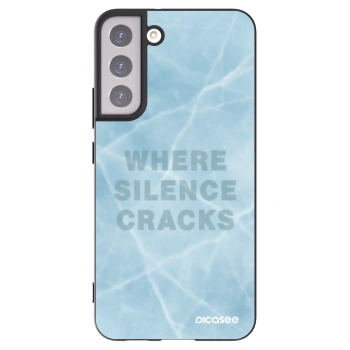 Picasee silikonski črni ovitek za Samsung Galaxy S22+ 5G - SILENCE