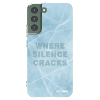 Picasee silikonski prozorni ovitek za Samsung Galaxy S22+ 5G - SILENCE