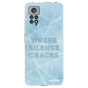 Picasee silikonski prozorni ovitek za Xiaomi Redmi Note 11S 4G - SILENCE