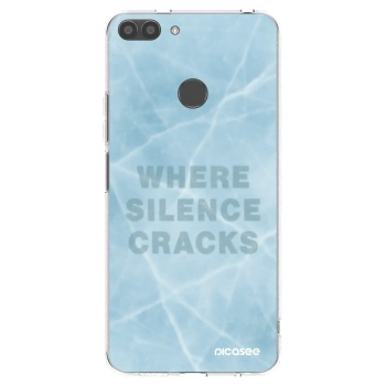 Picasee silikonski prozorni ovitek za Huawei P Smart - SILENCE