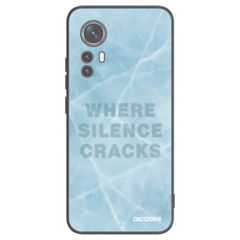 Picasee silikonski črni ovitek za Xiaomi 12X - SILENCE