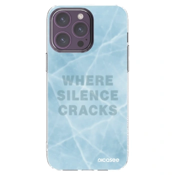 Picasee silikonski prozorni ovitek za Apple iPhone 14 Pro Max - SILENCE