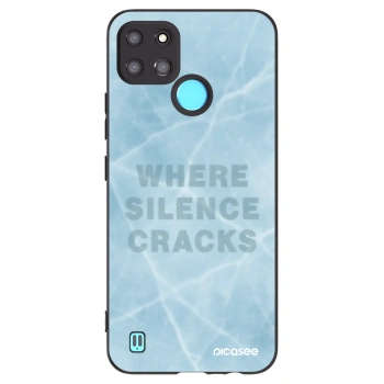 Picasee silikonski črni ovitek za Realme C21Y - SILENCE