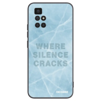 Picasee silikonski črni ovitek za Xiaomi Redmi 10 (2022) - SILENCE