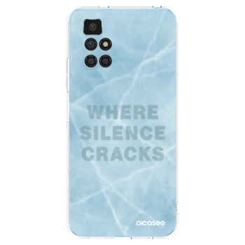 Picasee silikonski prozorni ovitek za Xiaomi Redmi 10 (2022) - SILENCE