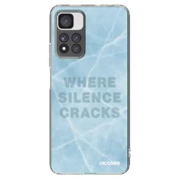 Picasee silikonski prozorni ovitek za Xiaomi Redmi Note 11 Pro+ 5G - SILENCE