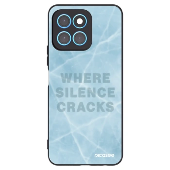 Picasee silikonski črni ovitek za Honor X8 5G - SILENCE