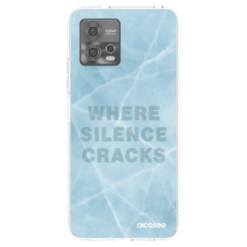 Picasee silikonski prozorni ovitek za Motorola Moto G72 - SILENCE