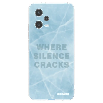 Picasee silikonski prozorni ovitek za Xiaomi Redmi Note 12 5G - SILENCE