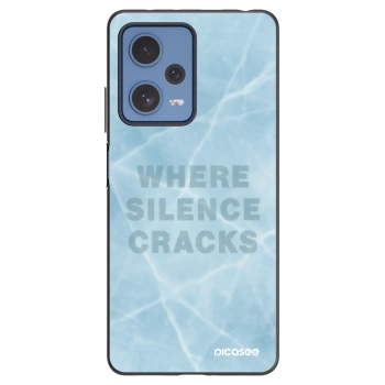 Picasee silikonski črni ovitek za Xiaomi Redmi Note 12 Pro 5G - SILENCE