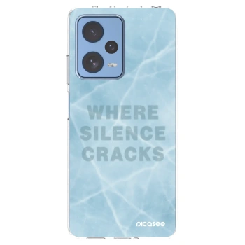 Picasee silikonski prozorni ovitek za Xiaomi Redmi Note 12 Pro 5G - SILENCE