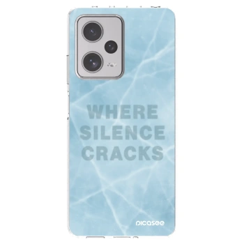 Picasee silikonski prozorni ovitek za Xiaomi Redmi Note 12 Pro+ 5G - SILENCE