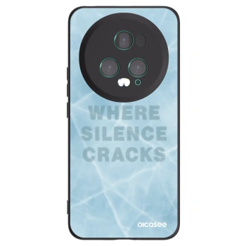 Picasee silikonski črni ovitek za Honor Magic5 Pro - SILENCE