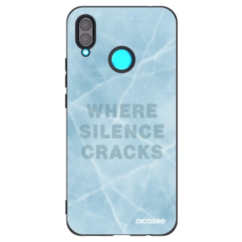 Picasee silikonski črni ovitek za Huawei Nova 3 - SILENCE
