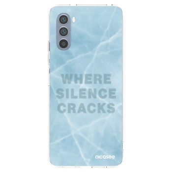 Picasee silikonski prozorni ovitek za Motorola Moto G62 - SILENCE