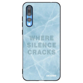 Picasee silikonski črni ovitek za Huawei P20 Pro - SILENCE