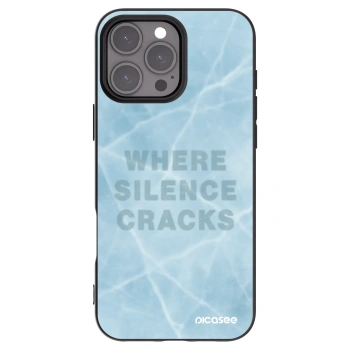 Picasee silikonski črni ovitek za Apple iPhone 16 Pro Max - SILENCE
