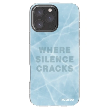 Picasee silikonski prozorni ovitek za Apple iPhone 16 Pro Max - SILENCE