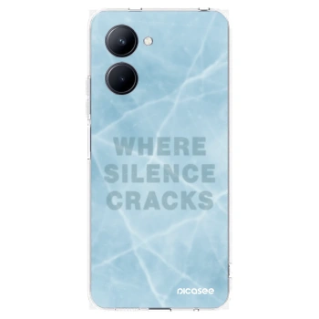 Picasee silikonski prozorni ovitek za Realme C33 (2023) - SILENCE