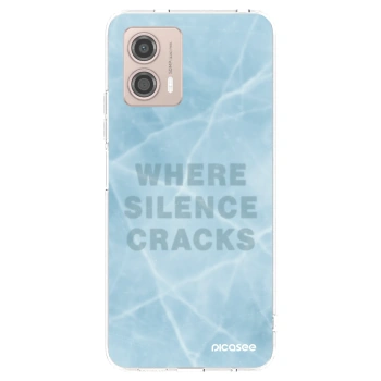 Picasee silikonski prozorni ovitek za Motorola Moto G53 5G - SILENCE
