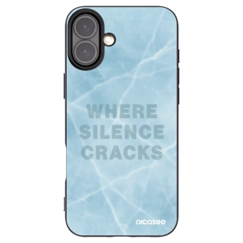 Picasee silikonski črni ovitek za Apple iPhone 16 Plus - SILENCE