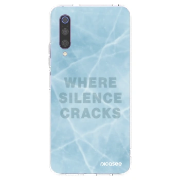 Picasee silikonski prozorni ovitek za Xiaomi Mi 9 - SILENCE